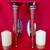 Two wall candlesticks with candles 1 thumbnail
