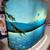 Helmscene Nature Television Lamp - Lake Scene -1950's 2 thumbnail