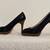 Metro 7 Black Patent Leather Peep Toe High Heels Women's Size 9-1/2 6 thumbnail