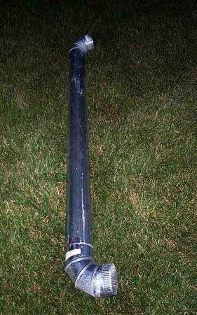 AIR VENT PIPE ASSEMBLY Metal for Gas Clothes Dryer Exhaust Furnace 1