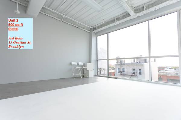 $2,550 / 500ft2 - 📸 Brooklyn Private Photo/Artist Studios - Lease Takeover (Brooklyn) (Bushwick)63816729980675124