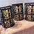 3 Decorations Artificial candles in Black Metal holders 1 thumbnail
