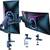 HUANUO Dual Monitor Mount Stand HNDS5B 17 to 32 Inch Flat / Curved LCD 1 thumbnail