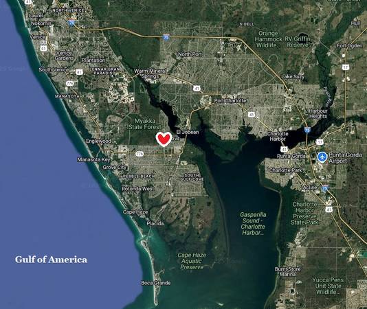 $22,000 / 9999ft2 - PORT CHARLOTTE CANAL FRONT LOT FOR SALE IN PREFERRED FLOOD ZONE X! (33981)63791129581443121