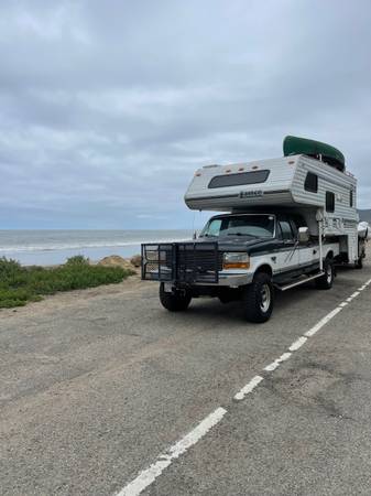 1997 F350 4x4 diésel / 99 Lance camper 1130 - $39,500 (Newhall CA)63618334855681124