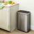 Motion with Liner-Brightroom Stainless Steel Touchless Kitchen Trash C 1 thumbnail