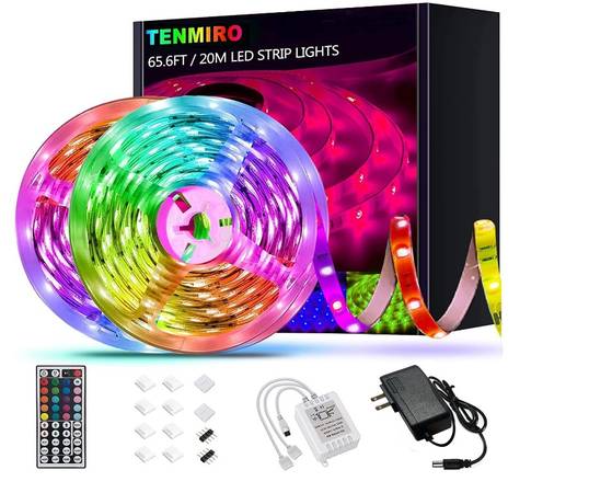 Color Changing LED Strip Lights 65.6ft 1