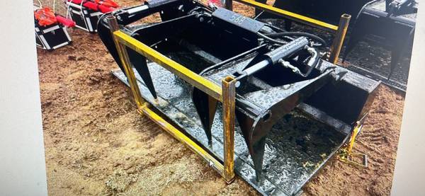 New 72 inch grapple bucket for skid steer attachment ￼ 1