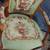 Beautiful Vintage Embroidered Pair of Chairs 2 thumbnail