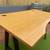 Modern Bamboo Desk with Cable Ports – Sturdy Metal Legs 4 thumbnail