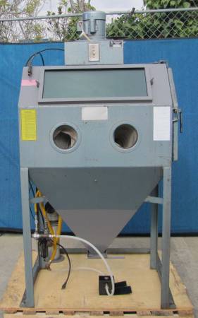 Universal 36" Wide Sand Blast Blasting Cabinet with Dust Collector Vac 1