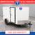 2025 Interstate 6 X 10 Victory VNose Enclosed Cargo Trailer White 1 thumbnail