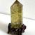 Gorgeous Smokey Citrine Quartz Obelisk Tower 4 3/4" In Stand, Specimen 4 thumbnail