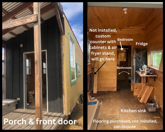 $46,000 8ft 8"wide, 52ft long, tall ceiling, custom built tiny house, must see (The Dalles)63867269715969120