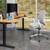 UPLIFT Curved Corner Standing Desk 72x47 Bamboo Curve Retails $1500 5 thumbnail