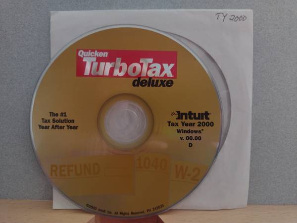 2000 TurboTax Deluxe Federal CD Windows 1