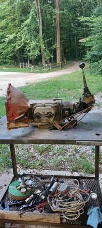Muncy 4 speed M20 transmission with Hurst shifter 1