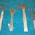 (4) VINTAGE/ANTIQUE METAL AND WOOD GARDENING TOOLS 2 thumbnail