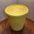 Vintage Marigold Yellow Tupperware Canister Large 9.25 Inch 2 thumbnail