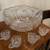 Vintage Punch Bowl w/ 30 matching cups and serving ladle 2 thumbnail