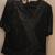 Vintage Brilliante by J.A. Black Silk and Black Sequin Top 1 thumbnail