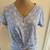 Cute pastel Knotted Top, Size Med, EXCELLENT Cond. 3 thumbnail