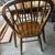 Beautiful Vintage Golden Oak Dropleaf Table With Two Chairs 7 thumbnail