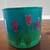 Glass Candleholder With Hand-Painted Flowers 6 thumbnail