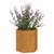 vidaXL -Planter Rusty Corten steel Decorative Inlays Planter Square..! 3 thumbnail