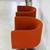 Vintage Teknion Tulup Lounge Swivel Chairs Mid Century Modern Orange 11 thumbnail