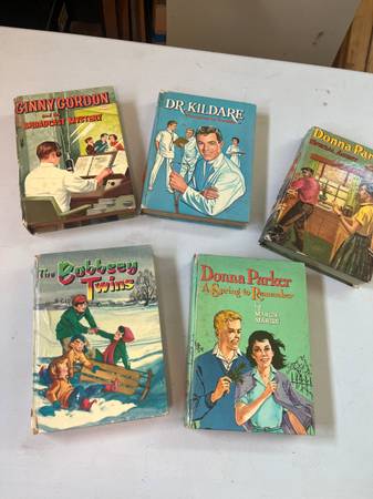 5 vintage Hard Bound Books 1