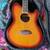Guitar acoustic electric + case + stand 2 thumbnail