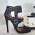 Women's Black Qupid High Heels Size 7.5 2 thumbnail