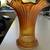 Antique  Norwood Marigold Carnival Glass Slag Vase 6” 1 thumbnail
