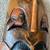 African Mask Wall Hanging. Hand carved 3 thumbnail