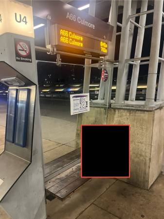 [Found] A66 Bus Stop @ Pentagon 1