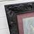Black wood frame with dragons and yin yang symbols carved in. painting of a Chin 2 thumbnail