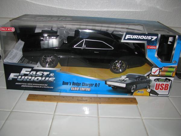 Fast & Furious 1:16 1970 Dodge Charger RT Remote Control Car 1