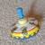 Vintage Metal Circus Train Themed Spinning Top Made by Ohio Art 3 thumbnail