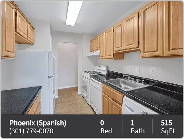 $1,166 / 515ft2 - The Phoenix Apartments (Spanish) ¡Encuentra excelentes apartamentos! P (Bladensburg - Bladensburg Waterfront Park)64040027120386120