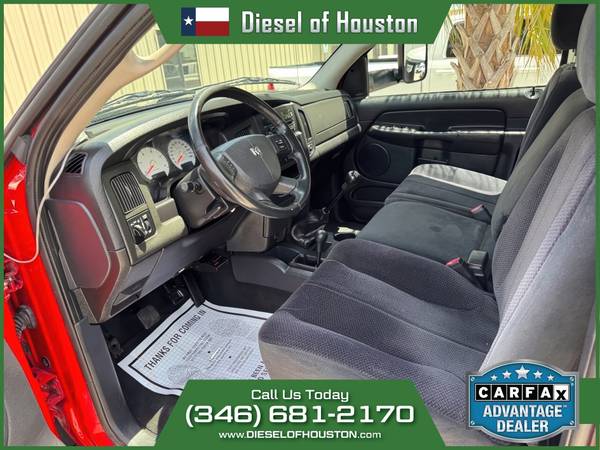 2004 Dodge RAM 2500 SLT 4X4 6SPD MANUAL 5.9L CUMMINS DIESEL H.O - $32,995 (DIESEL OF HOUSTON)63613744422659123