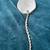 19th Century Art Nouveau Mother of Pearl Serving Spoon Serpentine H 1 thumbnail
