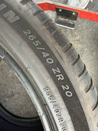 265/40/20 Michelin (2 Tires) $100.00/ Both 1