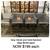 Silver Leafed Root Dining Table, 60" Round, on SALE!!!! 5 thumbnail