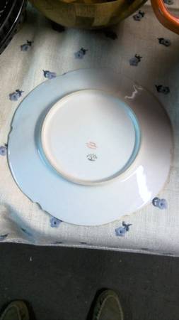 Stouffer Hand-Painted Limoges Plate -- signed - $145 (Wrightstown/Newtown, PA)63442996256003121