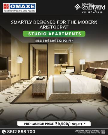 Live Close to Vrindavan’s Holiest Temples – Omaxe Studios 1