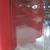 John Deere? Thick glass container that measures 7 3/4"x7 1/2"x13" hig 4 thumbnail
