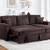 3 Colors! Corduroy Sectional Sleeper Cup holder USB charger 2 thumbnail