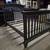 Dark Gray Rustic Style Full Size Bed Frame 8 thumbnail