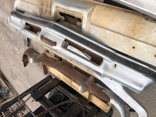 1977 olds cutlass front bumper used 1